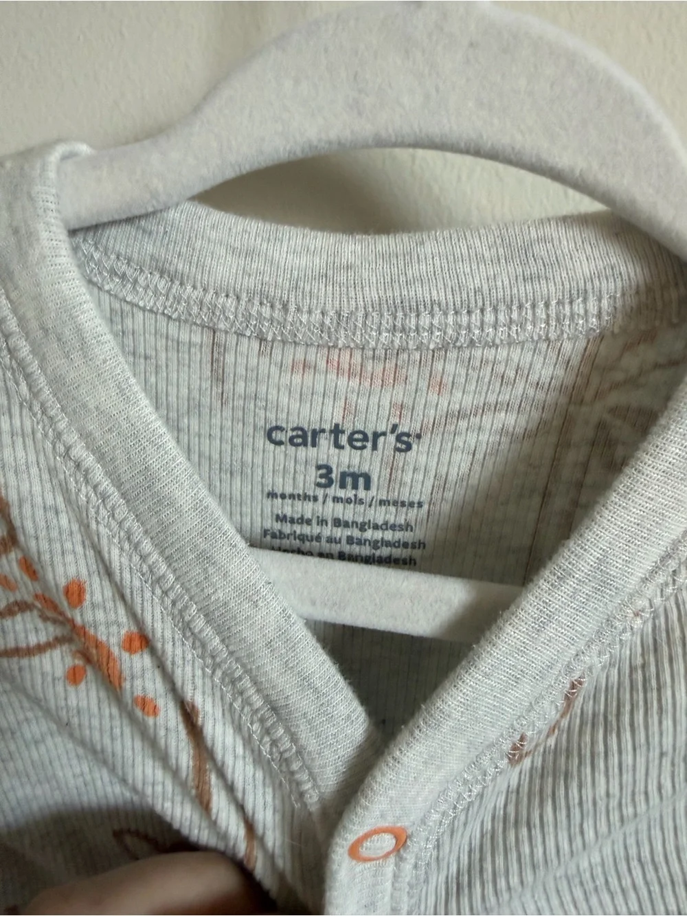 Carter's set of 2 Sleep and Play Footie Pajamas
